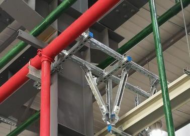 江干该抗震支架的整体式支吊架结构协调性好